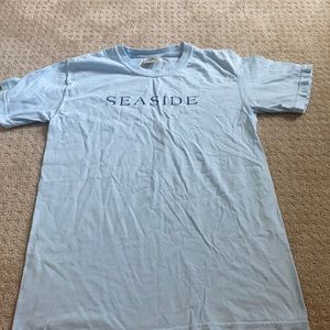 Blue seaside shirt comfort colors size small